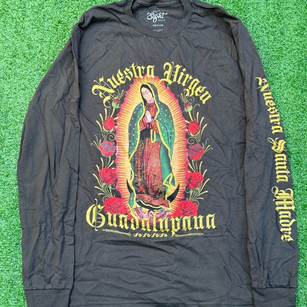Eighty Eight Brand The Rose Of Guadalupe Sweatshirt Long Sleeve